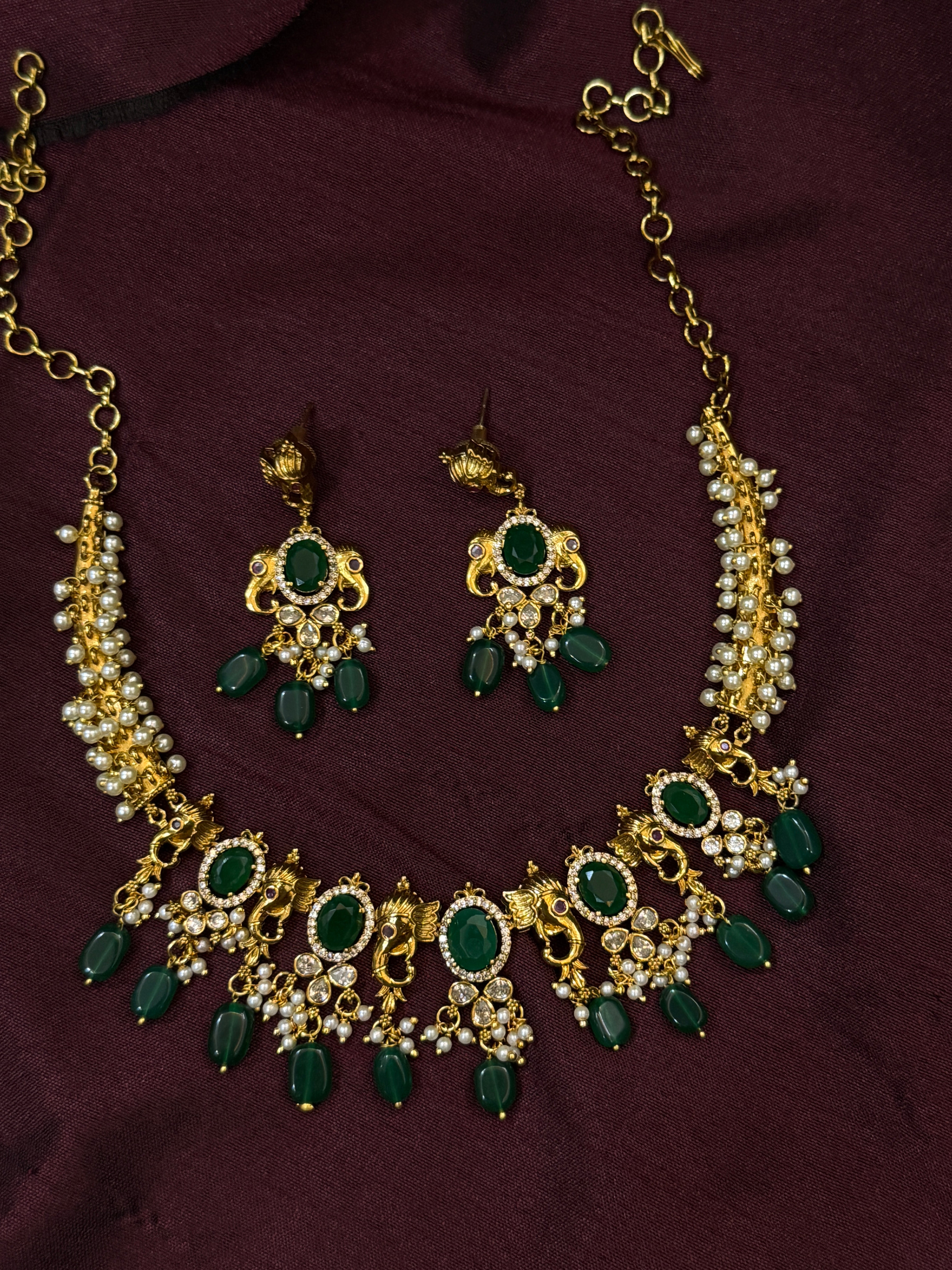 Antique Green Charm